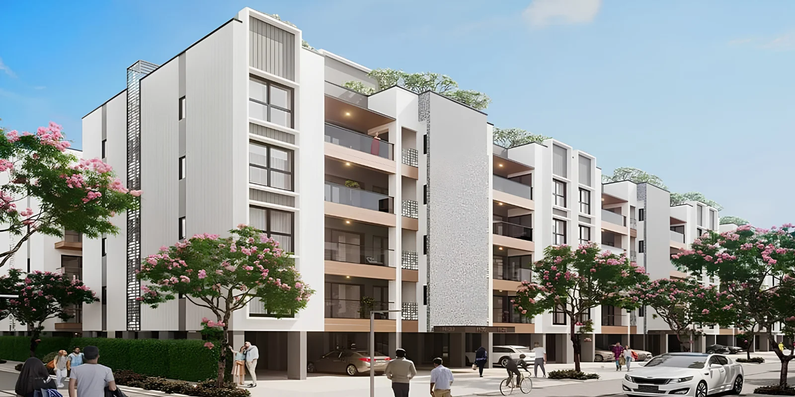 DLF Garden City Floors luxury interior and exterior perspective 1 in Sector 91 Gurugram