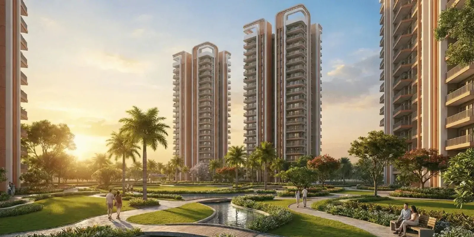 M3M Forestia West at GIC luxury interior and exterior perspective 2 in Imt Manesar,m-9 Gurugram