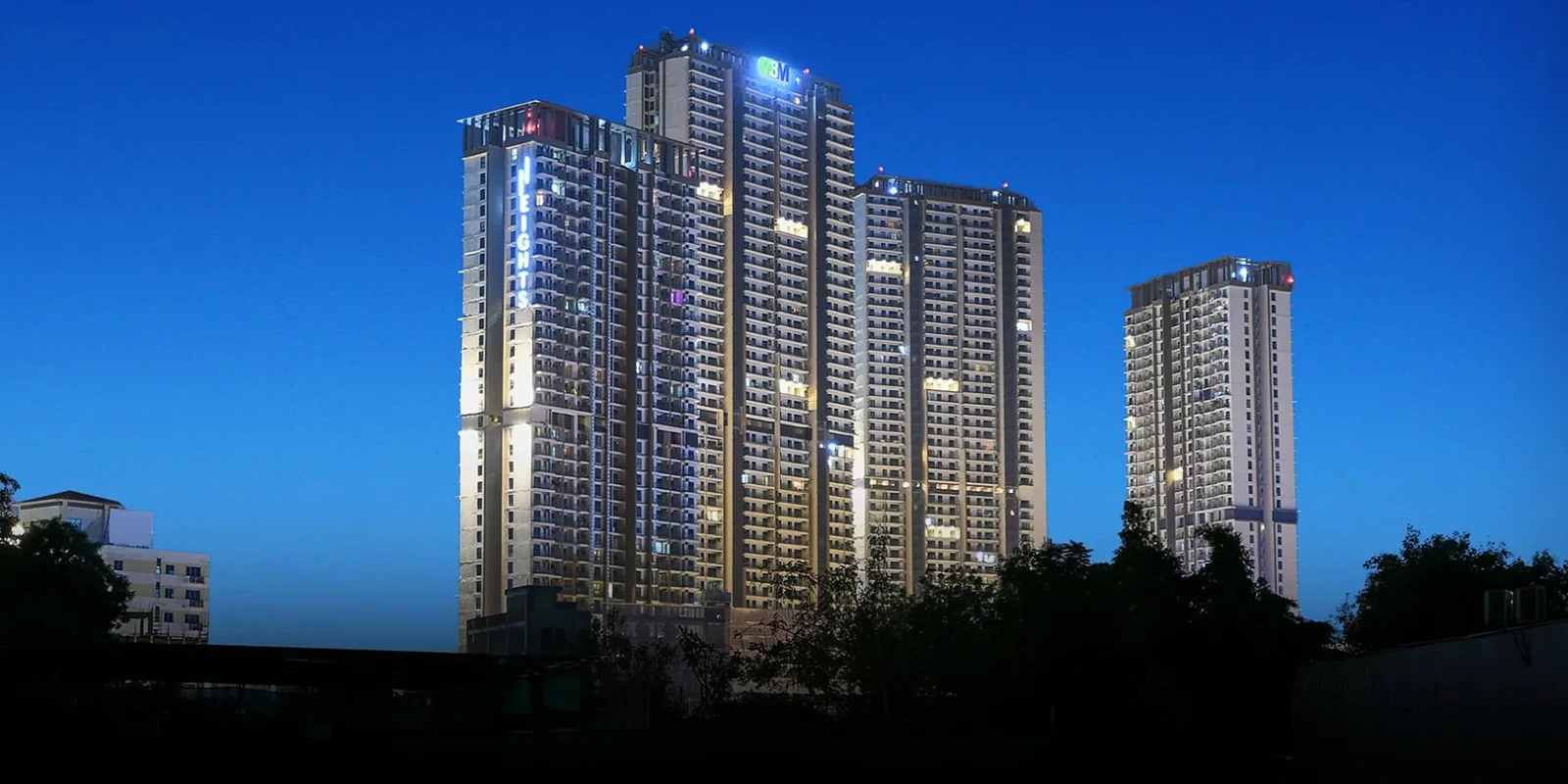 M3M Heights luxury interior and exterior perspective 1 in Sector 65 Gurugram