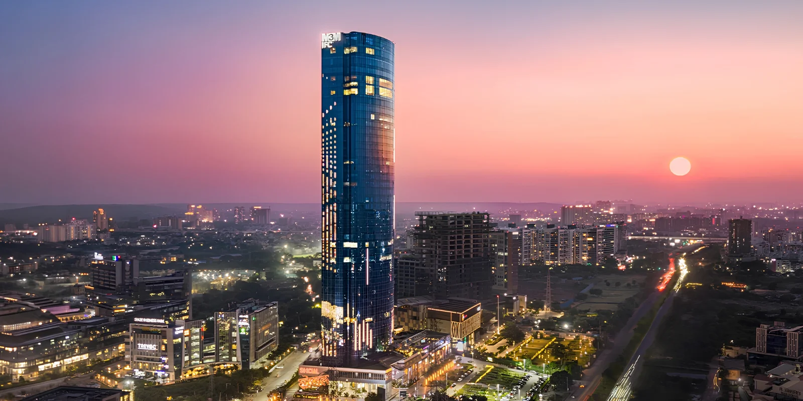 M3M IFC luxury interior and exterior perspective 1 in Sector 66 Gurugram