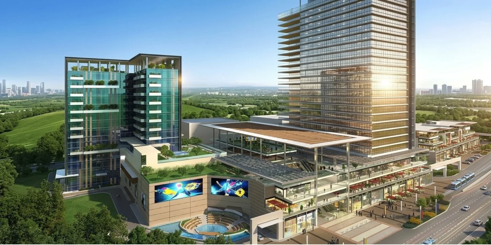 M3M Loft at GIC luxury interior and exterior perspective 3 in Imt Manesar,m-9 Gurugram