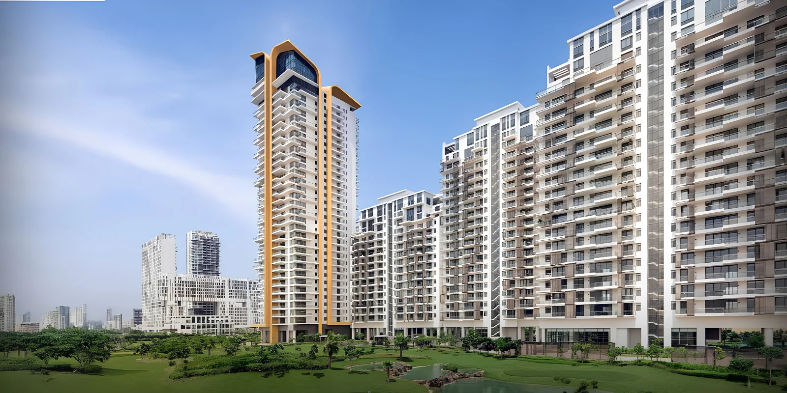 M3M Polo Suites luxury interior and exterior perspective 1 in Sector 65 Gurugram