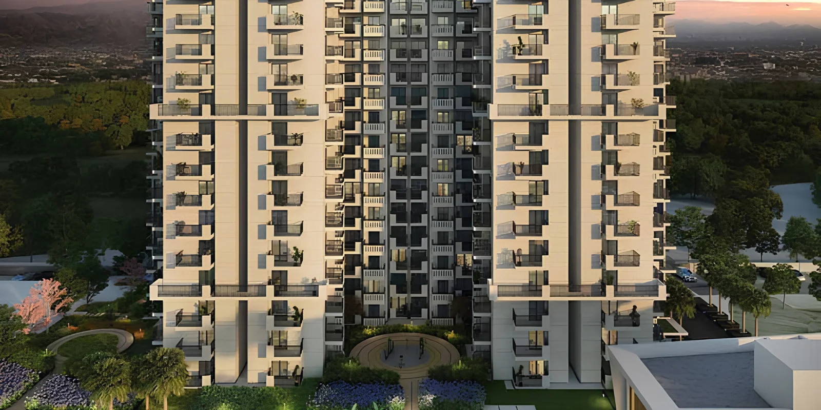 M3M Natura luxury interior and exterior perspective 1 in Sector 68 Gurugram